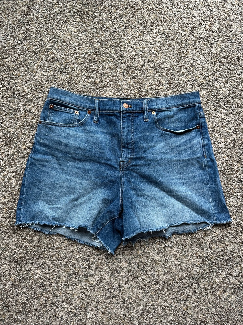Madewell High Rise Denim Shorts size 32